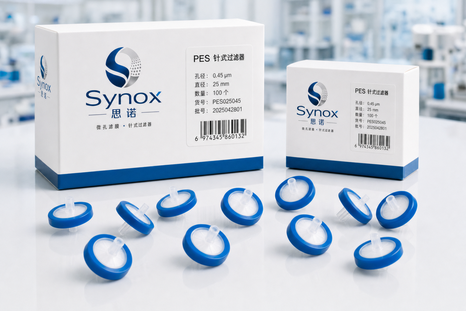 水系 · PES — Synox 思诺产品包装与实物展示